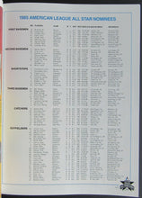 Load image into Gallery viewer, 1985 MLB All Star Game Program Minneapolis Metrodome LaMarr Hoyt MVP