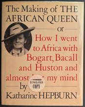 Load image into Gallery viewer, The Making of The African Queen Autographed Signed Katharine Hepburn Book JSA