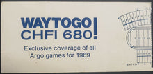 Load image into Gallery viewer, 1969 C.N.E. Stadium Ottawa Rough Riders vs Toronto Argonauts CFL Football Ticket