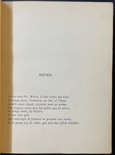 Load image into Gallery viewer, 1922 Hardcover Book Of French Poems Signed Twice By Author Paul Moriin Vintage