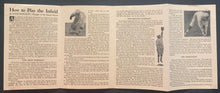 Load image into Gallery viewer, 1920s Baseball How To Play The Infield Pamphlet MLB Vintage MILB Draper-Maynard