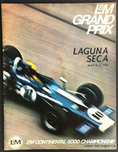 Load image into Gallery viewer, 1972 L&M Monterey Grand Prix Laguna Seca Continental 5000 Championship Program