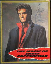 Load image into Gallery viewer, 1986 David Copperfield Program Autographed / Signed Vintage Magic JSA