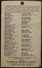 Load image into Gallery viewer, 1982-83 Vintage National Hockey League Schedule New York Islanders Retro