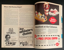 Load image into Gallery viewer, 1980 NHL Hockey Northlands Coliseum Program Gretzky 1st Hat Trick Oilers v Jets