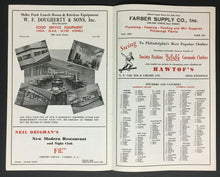 Load image into Gallery viewer, 1941 MLB Baseball Shibe Park Program Philadelphia Athletics vs Detroit Tigers