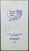 Load image into Gallery viewer, 1971 Toronto Argonauts Rookie Joe Theismann Autographed Banquet Program Signed