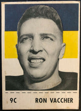 Load image into Gallery viewer, 1956 Nabisco Shredded Wheat CFL Football #9C Ron Vaccher Winnipeg Blue Bombers