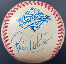 Load image into Gallery viewer, 1993 World Series Official Ball Signed Bobby Brown Bill White Autographed JSA