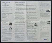 Load image into Gallery viewer, 2008 Canadian Open Golf Program Pairing Booklet + Round 4 Daily Sheet + Ticket