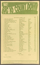 Load image into Gallery viewer, 1970 WCFL Chart Radio Survey Chicago Music Big 10 Count Down Simon & Garfunkel
