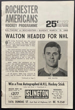 Load image into Gallery viewer, 1966 AHL Hockey Program Rochester Americans v Baltimore Clippers Doug Harvey