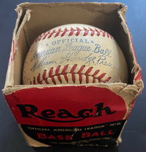Load image into Gallery viewer, 1942 New York Yankees Autographed Signed Reach Baseball Joe DiMaggio MLB JSA LOA