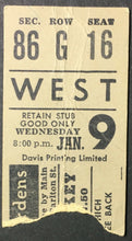 Load image into Gallery viewer, 1963 Maple Leaf Gardens Hockey Ticket Stub Toronto Maple Leafs Blackhawks