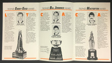 Load image into Gallery viewer, 1986 NHL Awards Luncheon Program Wayne Gretzky Featured 1984-85 Player Of Year