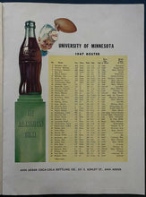 Load image into Gallery viewer, 1947 NCAA Football University of Michigan Wolverines Program Homecoming Game