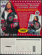 Load image into Gallery viewer, 1995-96 Toronto Raptors Inaugural NBA Season Merchandise Brochure Vintage