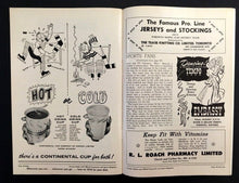 Load image into Gallery viewer, 1959 Maple Leaf Gardens NHL Hockey Program VTG Leafs vs Rangers Bert Olmstead