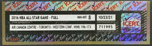 Load image into Gallery viewer, 2016 NBA All-Star Game Toronto Full Ticket Kobe Bryant Last Appearance Graded 8