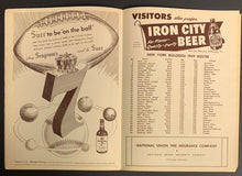 Load image into Gallery viewer, 1949 Forbes Field NFL Football Program Pittsburgh Steelers vs New York Bulldogs