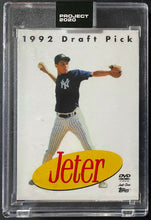 Load image into Gallery viewer, (2) Topps Project 2020 #219 Derek Jeter 1993 Card + 383 Seinfeld Art Don C