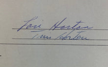 Load image into Gallery viewer, 1962 Tim Horton Signed x3 School Report Card Toronto Maple Leafs NHL LOA JSA HOF