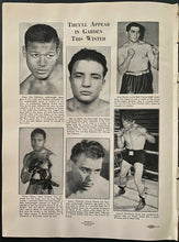 Load image into Gallery viewer, 1950 Heavyweight Championship Boxing Program + Ticket Joe Louis From Retirement