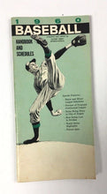 Load image into Gallery viewer, Baseball Handbook And Schedules 1960 United Press International