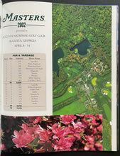 Load image into Gallery viewer, 2002 Vintage PGA Golf Masters Program Tiger Woods Repeat Augusta National