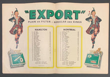 Load image into Gallery viewer, 1967 Hamilton Tiger-Cats Autographed Signed Program CFL Football VTG Grey Cup