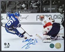 Load image into Gallery viewer, Mitch Marner Autographed Signed Action Photo NHL Hockey Toronto Maple Leafs COA
