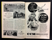 Load image into Gallery viewer, 1959 Maple Leaf Gardens NHL Hockey Program VTG Leafs vs Rangers Bert Olmstead