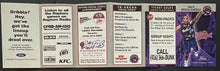 Load image into Gallery viewer, 50th NBA Anniversary Toronto Raptors Full Ticket and Schedule 1996-97 Basketball