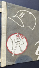 Load image into Gallery viewer, 1956 World Series New York Yankees Brooklyn Dodgers Pennant MLB Vintage Baseball