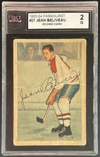 Load image into Gallery viewer, 1953/54 Parkhurst NHL Hockey Card Complete Full Set Graded x3 Beliveau Howe KSA