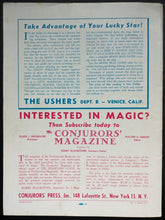 Load image into Gallery viewer, 1940s Magician Blackstone Souvenir Program With Secrets Of Magic Magazine VTG
