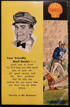Load image into Gallery viewer, 1957 Shell Oil Canadian Pro + College Football Handbook Pocket Game Schedule