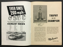 Load image into Gallery viewer, Vintage 1952 Stock Car Racing Program Exhibition Park Toronto Molson Dunlop
