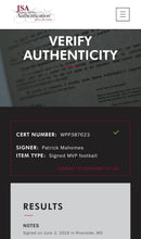 Load image into Gallery viewer, Patrick Mahomes Autographed MVP Custom Football Signed Kansas City Chiefs JSA