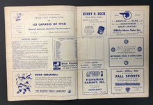 Load image into Gallery viewer, 1949 Buffalo Auditorium Exhibition Game Program Montreal Canadiens vs Bisons