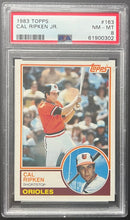 Load image into Gallery viewer, 1983 Topps Cal Ripken Jr. #163 MLB Baseball Card Baltimore Orioles PSA NM MT 8