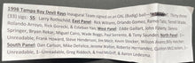 Load image into Gallery viewer, 1998 Tampa Bay Devil Rays Inaugural Team Autographed x33 Baseball MLB Signed JSA