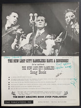 Load image into Gallery viewer, 1964 New Lost City Ramblers Signed Page Mike Seeger John Cohen Tracey Schwarz