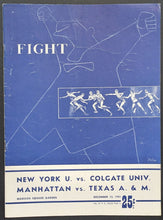 Load image into Gallery viewer, 1951 Madison Square Garden College Basketball Program New York U Texas A & M