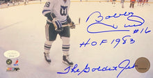 Load image into Gallery viewer, Bobby Hull Autographed Hartford Whalers NHL Hockey Photo Signed HOF 1983 JSA