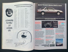 Load image into Gallery viewer, 1985 CFL Football Program Hamilton Tiger Cats Vs Toronto Argonauts 2 Autographs