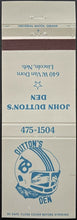 Load image into Gallery viewer, Vintage John Dutton's Den Match Book University Nebraska + Colts Football Player