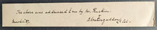 Load image into Gallery viewer, 1887 Envelope Address Written By Author John Ruskin To Lt. Col Alex Ferguson