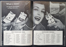 Load image into Gallery viewer, 1958 Cleveland Browns v San Francisco 49ers Kezar Stadium NFL Football Program