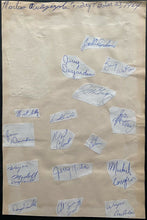Load image into Gallery viewer, 1964 Vintage Signed OHA Toronto Marlboros Autographs Jim Greogry Brit Selby